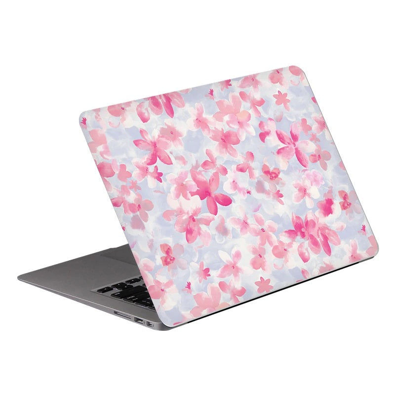 PVC Protective Flower Pattern Laptop Skin Cover