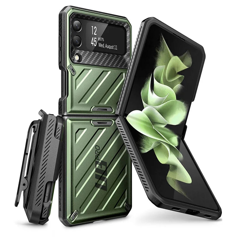 Polycarbonate Full-Body Rugged Case For Samsung Galaxy Z Flip 3