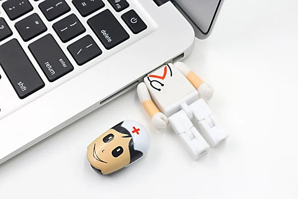 256GB Metallic USB 2.0 Doctor Shaped Memory Stick Pen Drive