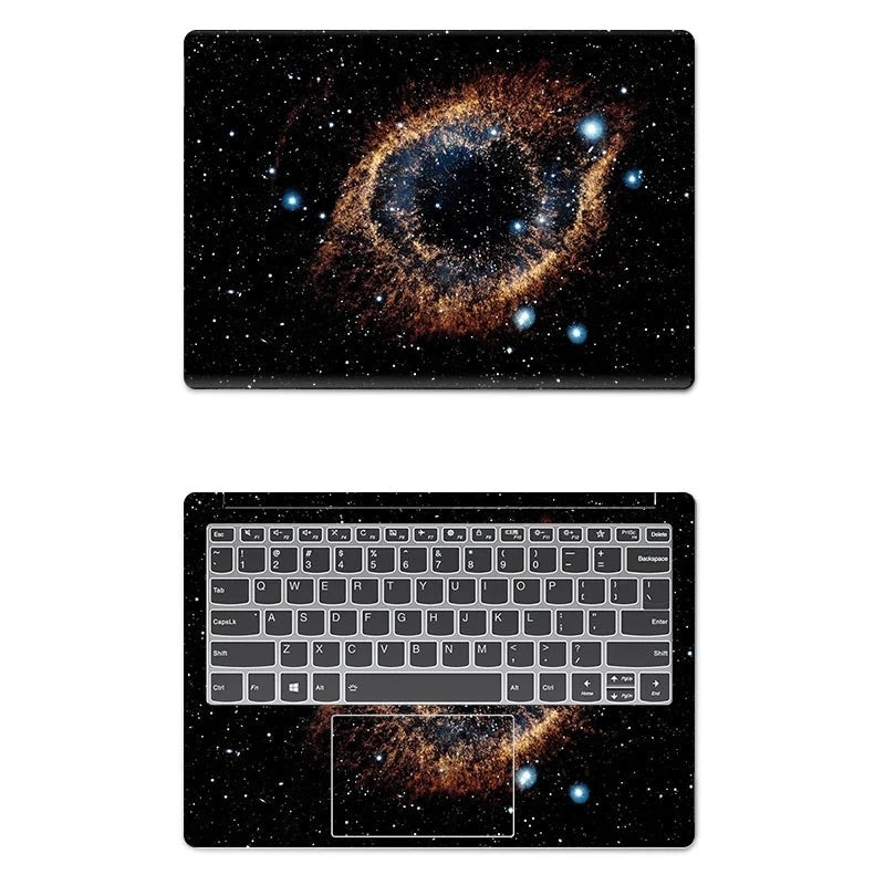 PVC Protective Galaxy Pattern Laptop Skin Cover