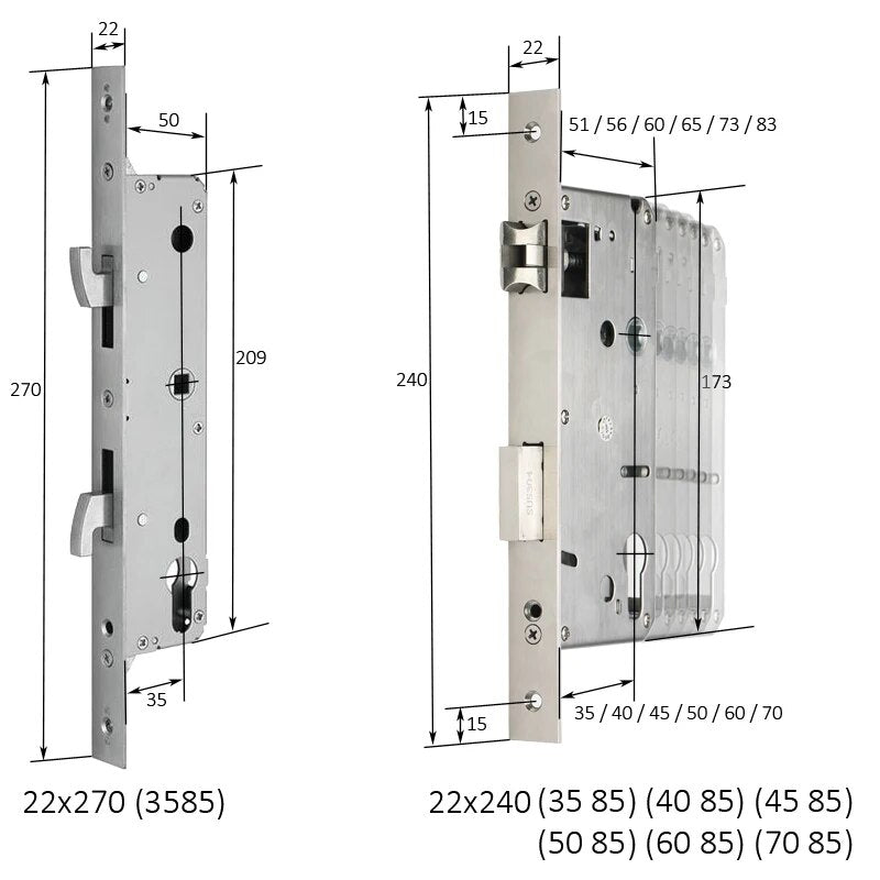 RayKube Aluminium Alloy Fingerprint Digital Smart Door Lock