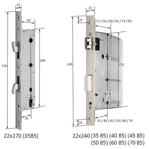 RayKube Aluminium Alloy Fingerprint Digital Smart Door Lock