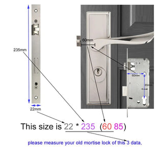 RayKube Aluminium Alloy Fingerprint Digital Smart Door Lock