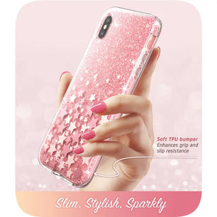 Polycarbonate Full-Body Marble Bumper Case For iPhone XS Max