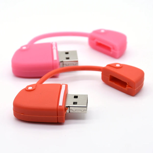 64GB Metallic USB 2.0 Handbag Shaped Memory Stick Pen Drive