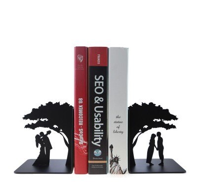 Metallic Decorative Luxurious Office Organizer Shelf Book Holder