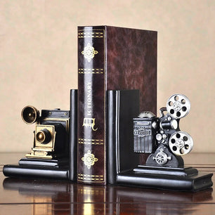 Synthetic Resin Retro Camera Office Organizer Creative Book Holder