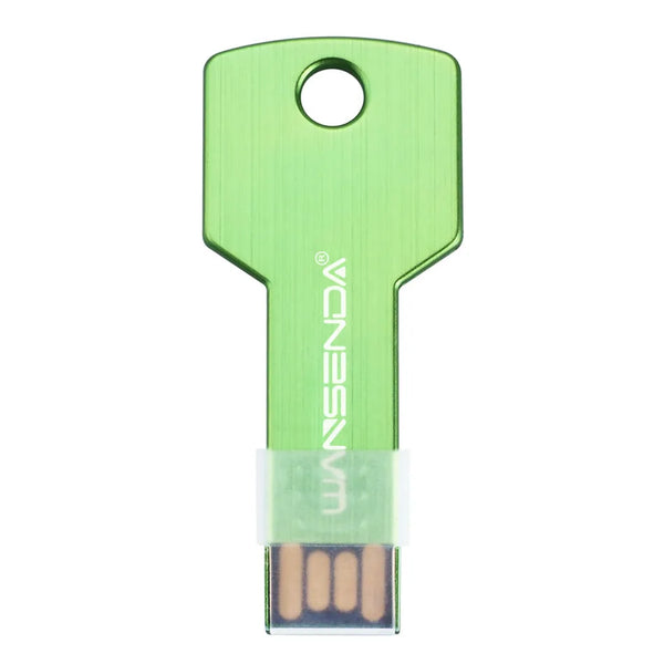 4GB - 128GB Metallic USB 2.0 Key Shaped Memory Stick Pen Drive