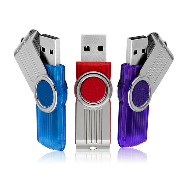 128GB Metallic USB 2.0 Rectangle Shaped Memory Stick Pen Drive