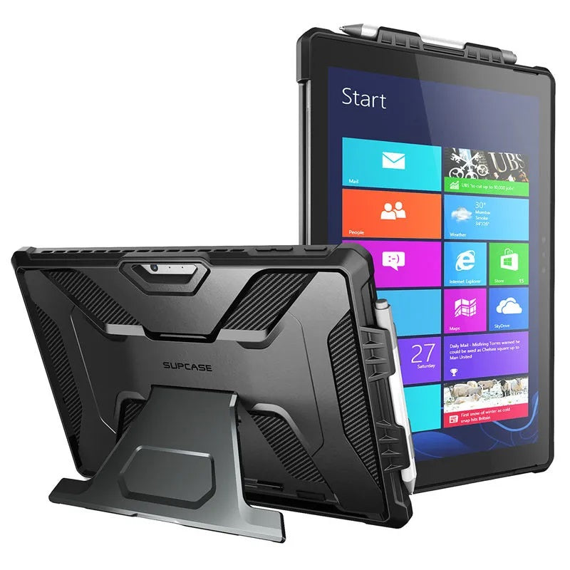 Polycarbonate Full-Body Rugged Case For Microsoft Surface Pro 7