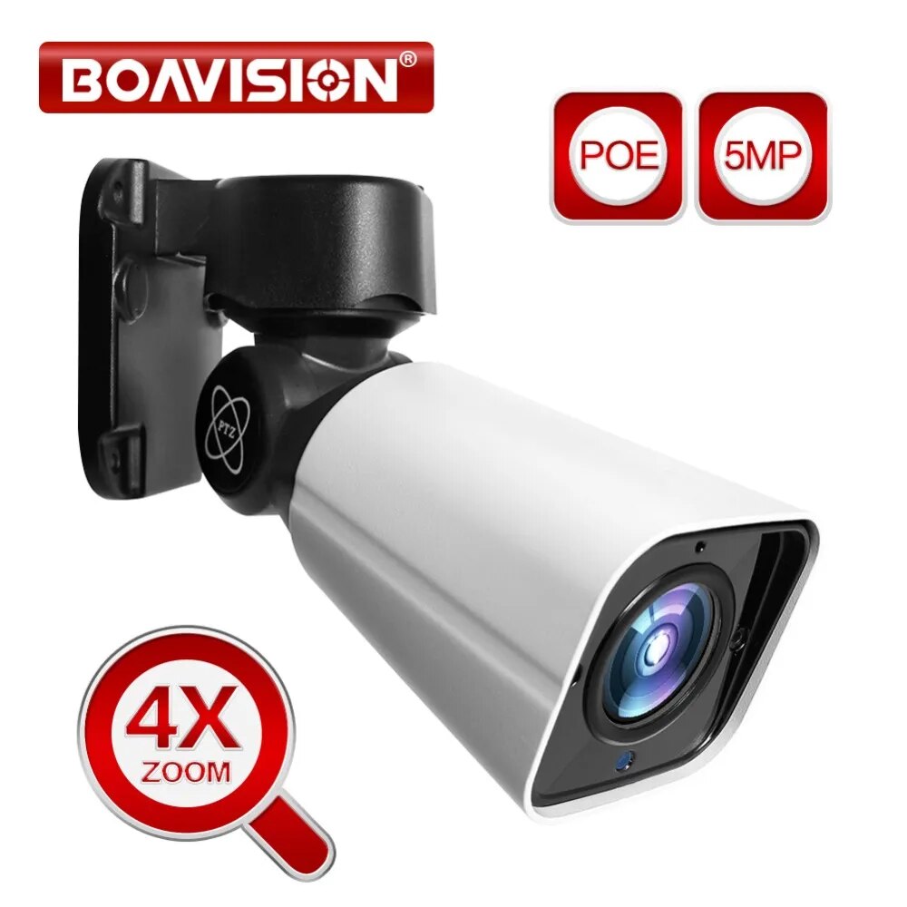 Boavision 5MP Night Vision High Speed Auto Tracking Bullet Camera