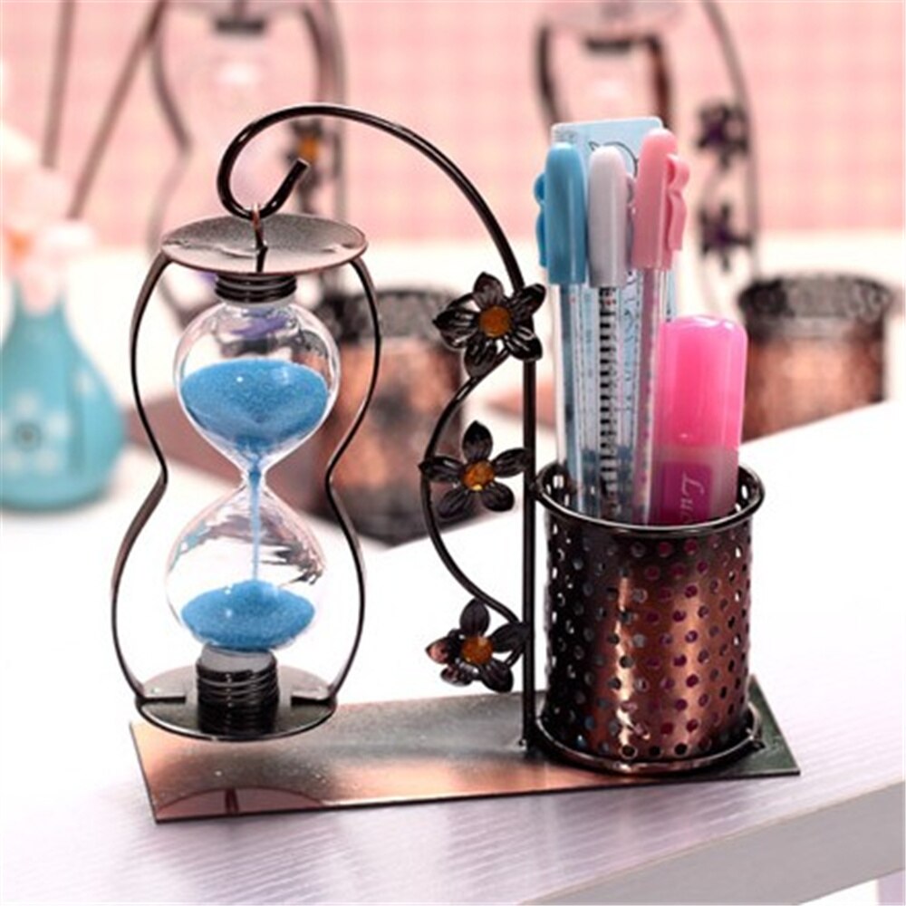 Metallic Multifunctional Luxurious Desk Organizer Pen Holder