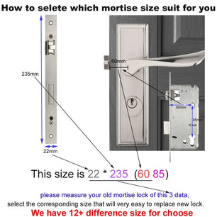 RayKube Aluminium Alloy Fingerprint Digital Smart Door Lock