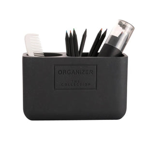 Synthetic Resin Multifunctional Desk Organizer Card Pen Holder