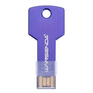 4GB - 128GB Metallic USB 2.0 Key Shaped Memory Stick Pen Drive