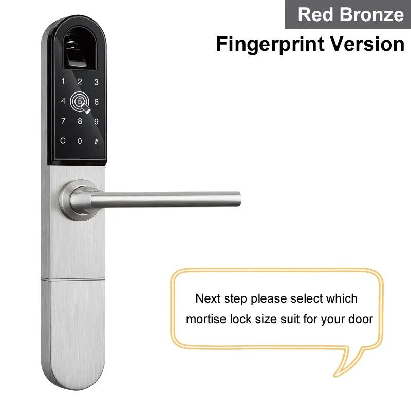 RayKube Aluminium Alloy Fingerprint Digital Smart Door Lock