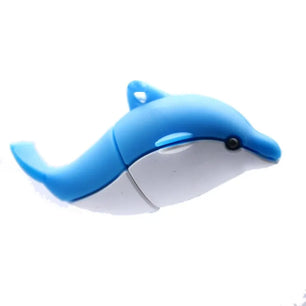 128GB Metallic USB 2.0 Dolphin Shaped Memory Stick Pen Drive