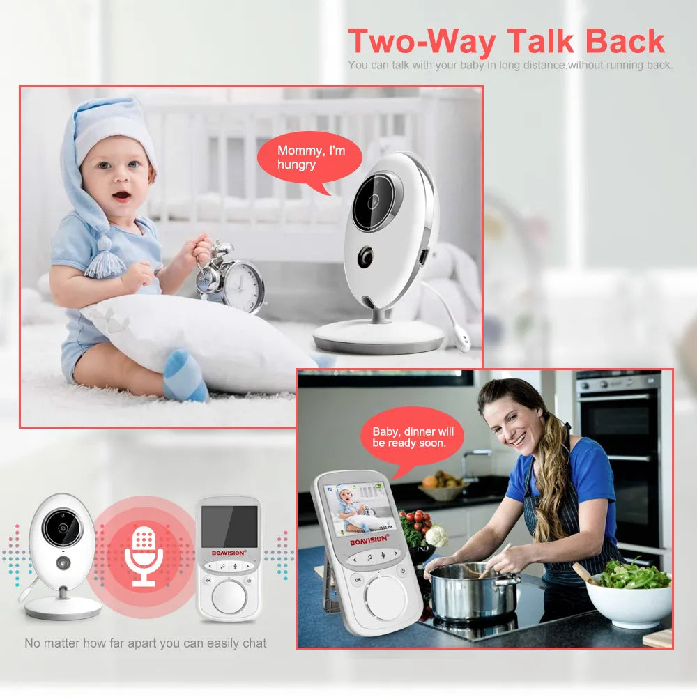 Boavision Night Vision Portable LCD Display Baby Monitor Camera