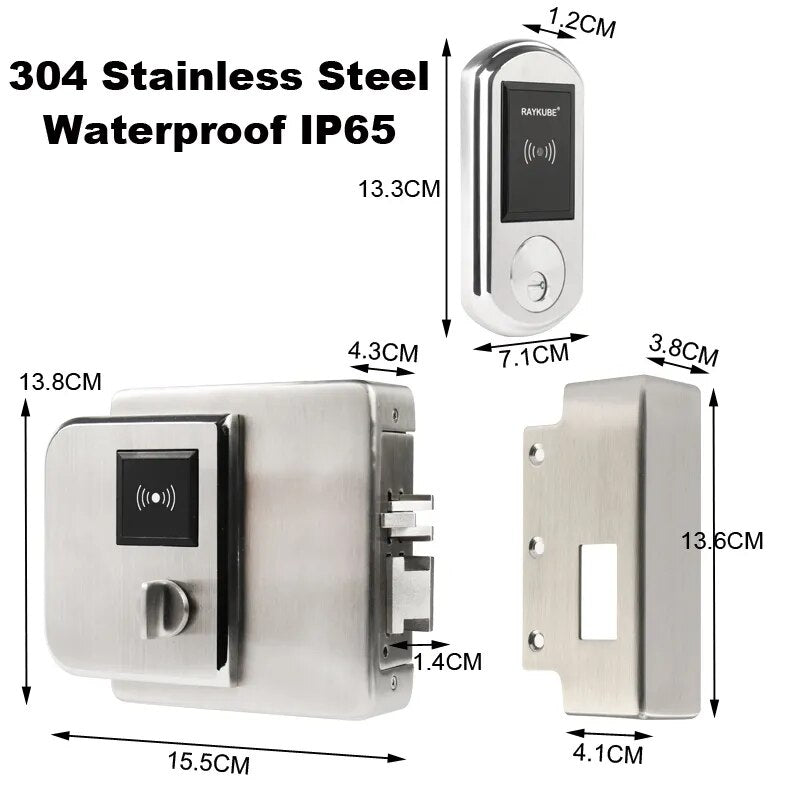 Stainless Steel Waterproof Fingerprint Electronic Lock