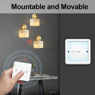 LoraTap Plastic Panel Wireless Voice Control Wall Mounted Switch