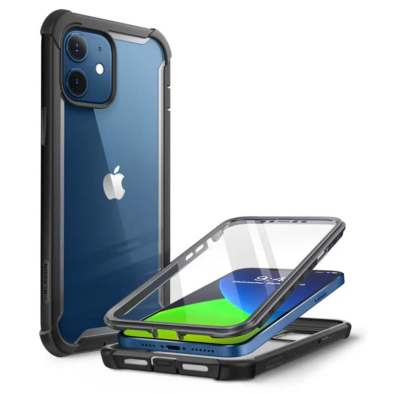 Polycarbonate Full-Body Rugged Bumper Case For iPhone 12 Mini