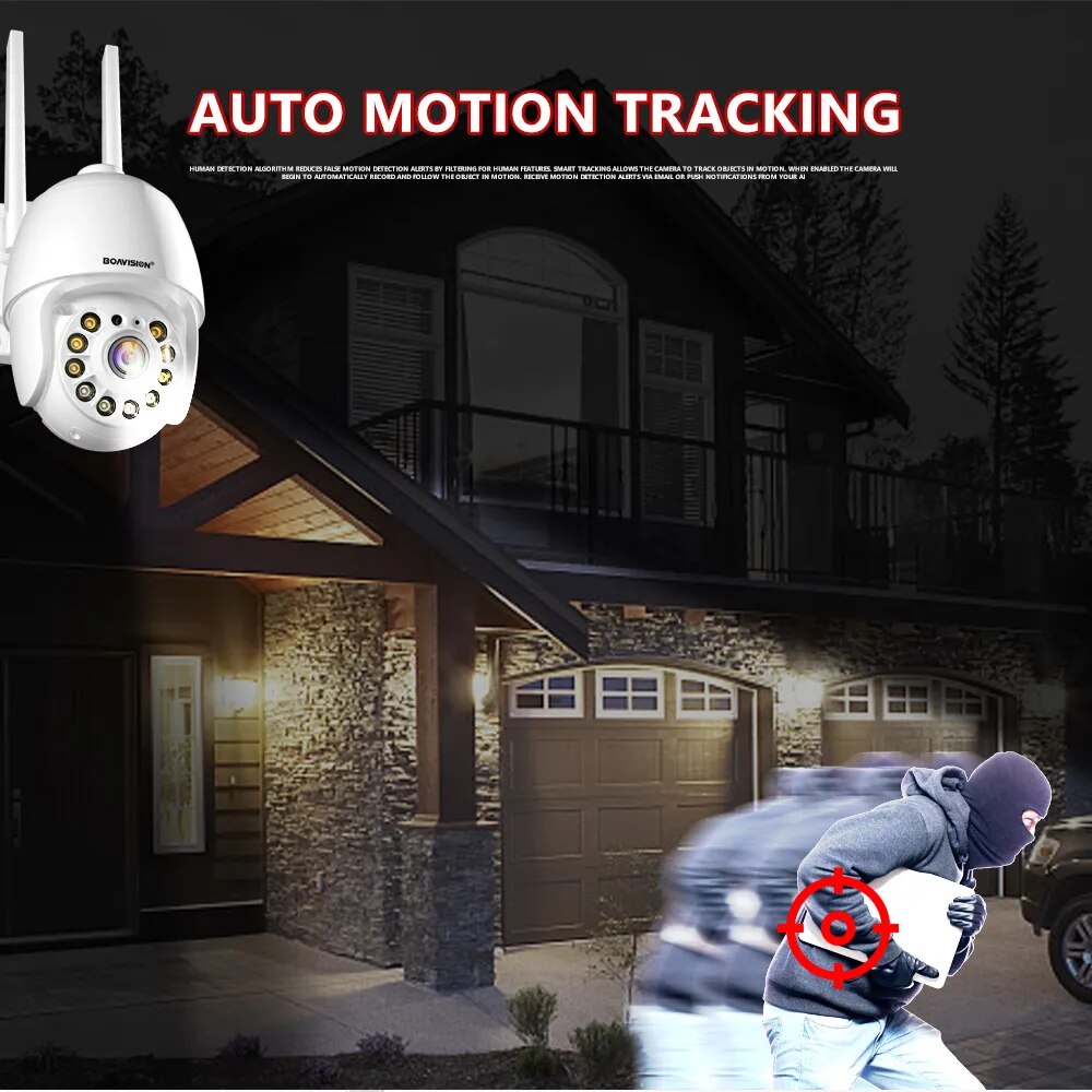 Boavision 2MP Night Vision Waterproof High Speed Dome Camera