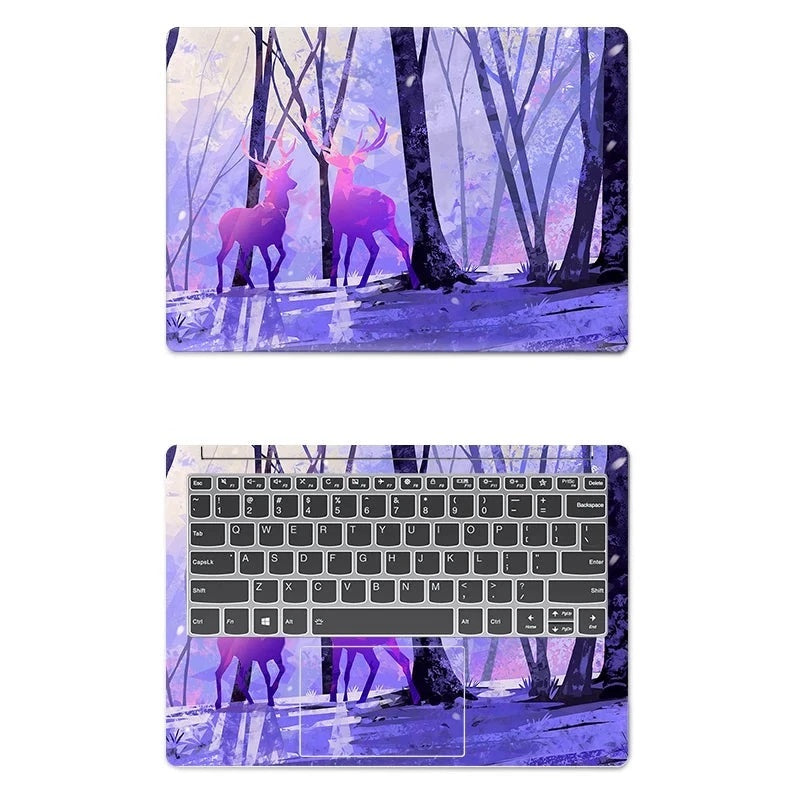 PVC Protective Sky Pattern Laptop Sticker Skin Cover