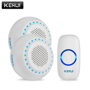 Kerui Plastic Wireless Waterproof Battery Cordless Remote Doorbell