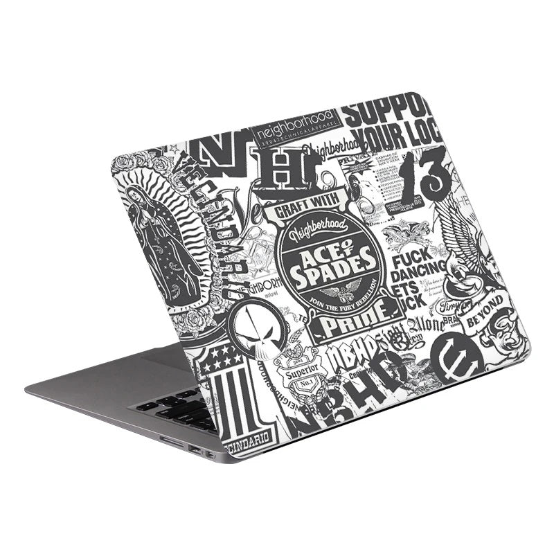 PVC Protective Printed Pattern Laptop Skin Cover