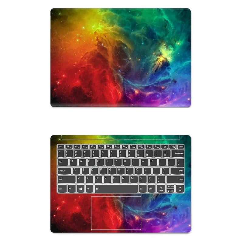 PVC Protective Galaxy Pattern Laptop Skin Cover