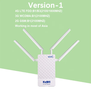 4G High Power 300Mbps SIM Card Support WIFI Wireless Router