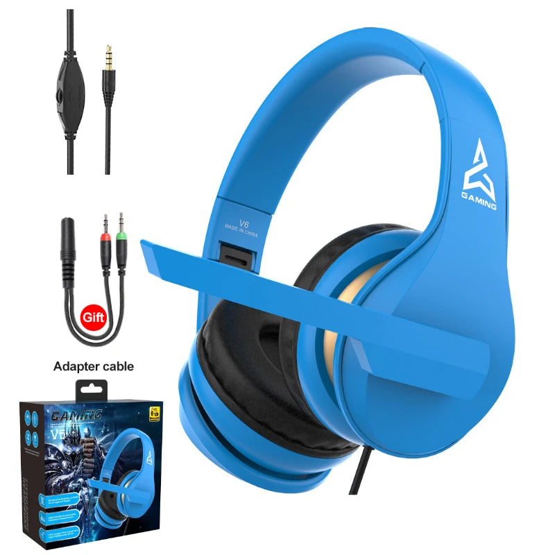 Plastic Wired-Compatible Comfortable Premium Gaming Headset