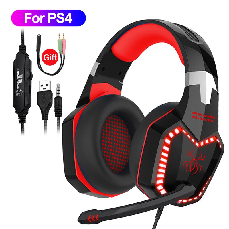 Plastic USB-Compatible Comfortable Premium Design Gaming Headset