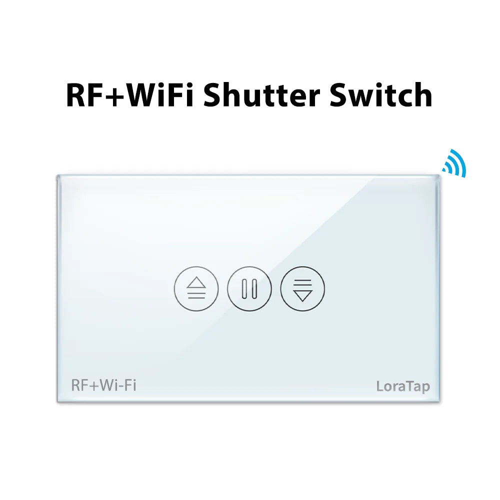 LoraTap 3A 600W Plastic Voice Control WiFi Rolling Curtain Switch