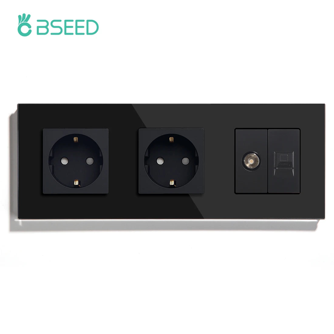 Bseed 16A Glass Panel Wireless WIFI Control Smart Power Socket