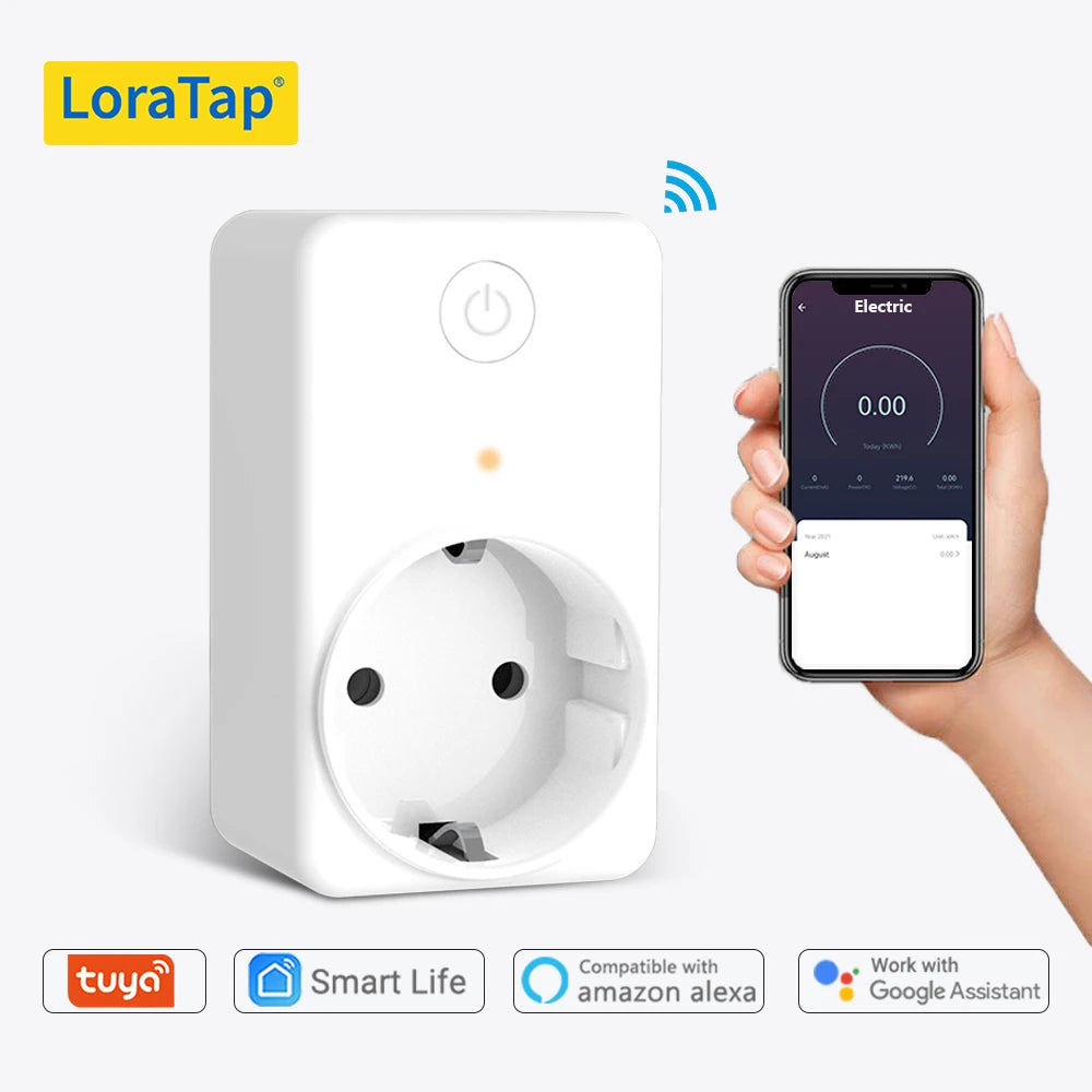 LoraTap Plastic 16A Wireless Remote Control Portable Switch