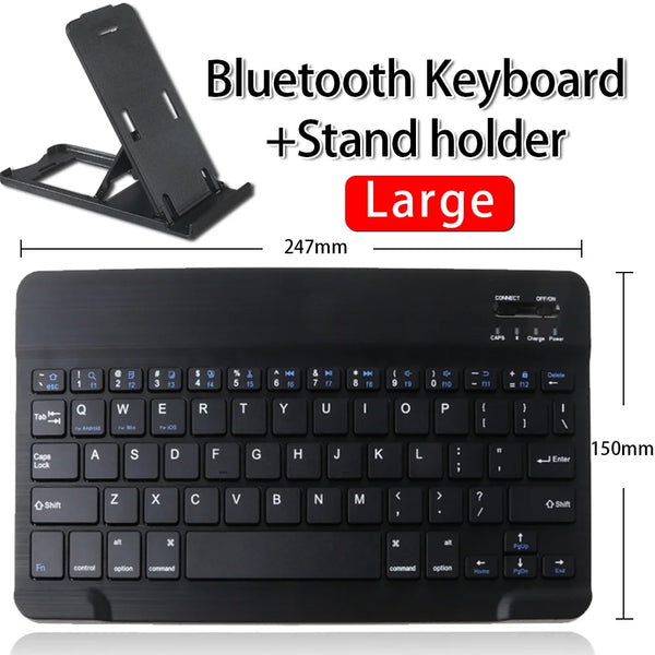 Plastic Wireless Bluetooth 3.0 Rechargable Portable Keyboard