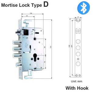 RayKube Stainless Steel Fingerprint Digital Smart Door Lock