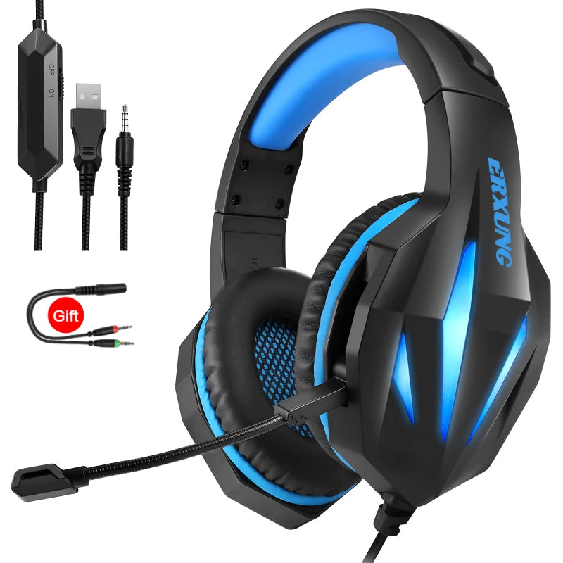 Plastic Wired-Compatible Comfortable Premium Design Gaming Headset