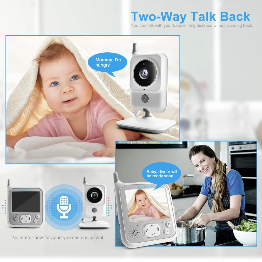 Boavision Wireless Night Vision LCD Display Baby Monitor Camera