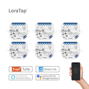 LoraTap 240V Plastic Automatic WIFI Roller Shutter Curtain Module