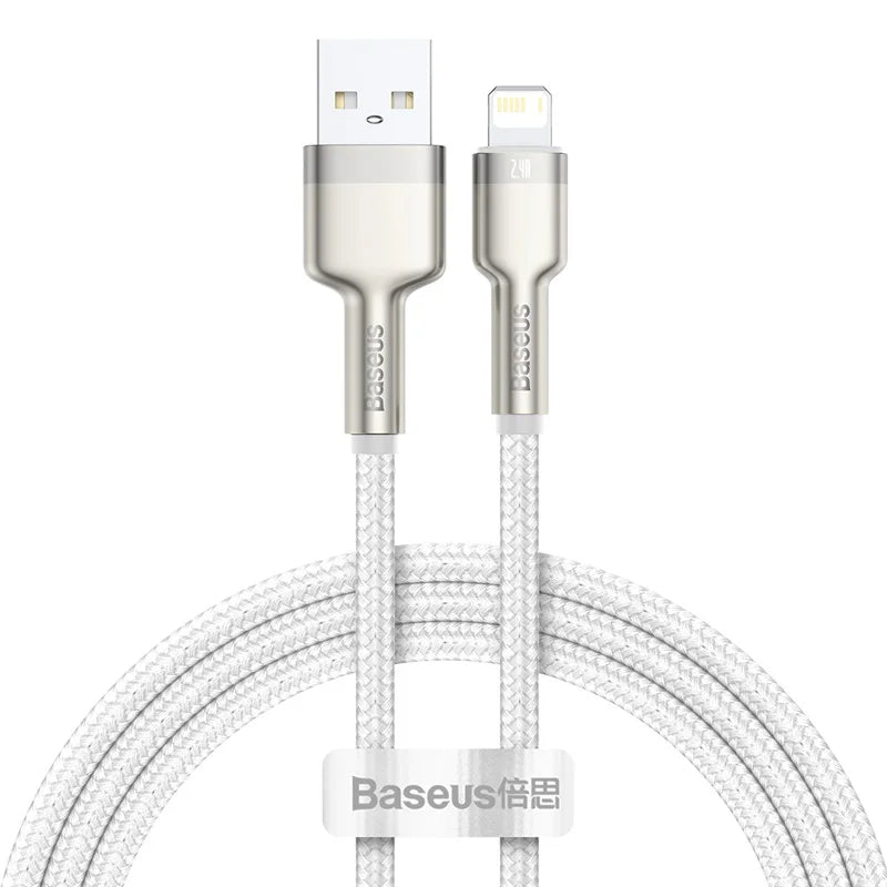 Braided Nylon Portable Fast Mobile Charging Cable For iPhone