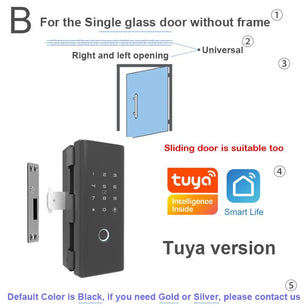 RayKube Aluminium Alloy Fingerprint Digital Smart Door Lock