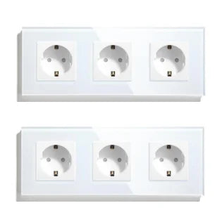 Bseed 16A Glass Panel Wireless WIFI Control Smart Power Socket