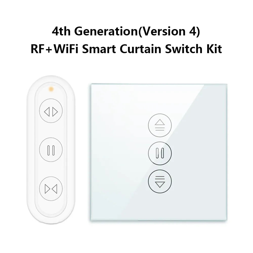 LoraTap 3A Plastic 4th Generation Remote Control Blinds Curtain Switch