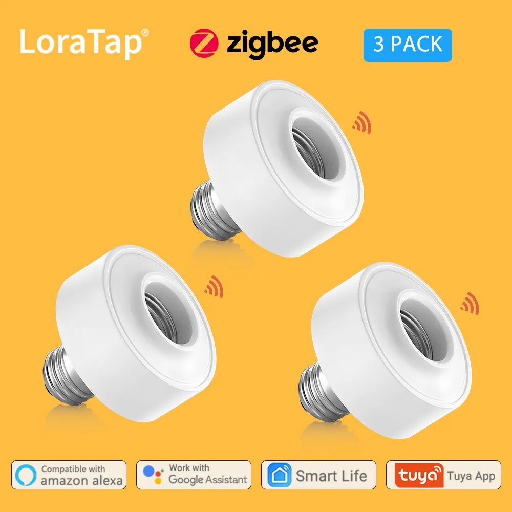 LoraTap 2.5A 30 Watt Plastic Remote Control Portable Lamp Holder