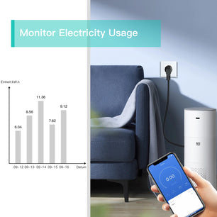 Bseed 16A Glass Panel Wireless WIFI Control Smart Power Socket