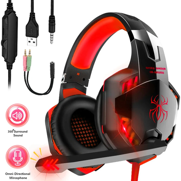 Plastic Wired-Compatible Comfortable Premium Gaming Headset