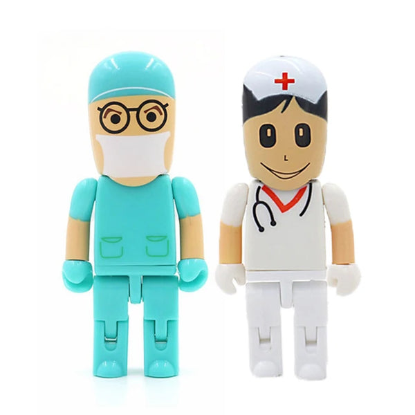 256GB Metallic USB 2.0 Doctor Shaped Memory Stick Pen Drive