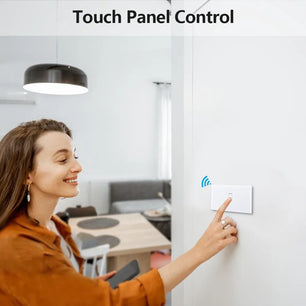 LoraTap 5A 230V Plastic Remote Control Light Touch Panel Switch